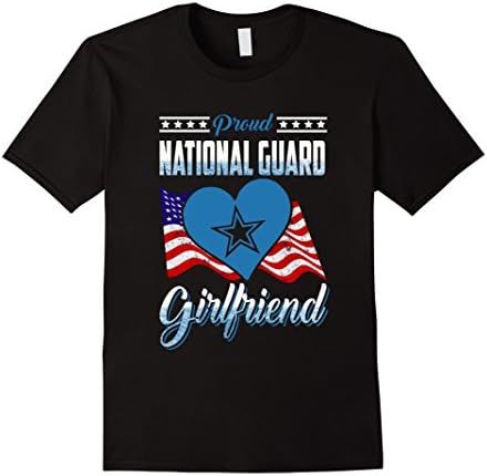 Distress US National Guard Girlfriend Flag T-shirts