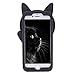 iPhone 7 Plus Case, MC Fashion Cute 3D Japan Cartoon Sailor Moon Crystal Black Cat Luna Protective Silicone Rubber Case Skin for iPhone 7 Plus (2016) (Sailor Moon Crystal-Luna Cat)