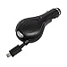 EpicDealz Retractable Micro USB Vehicle Car Charger for Samsung Galaxy S7 / S7 Edge / S6 / S6 Edge /S5 / S4 / S3 / Mini / Active / A3 / A5 / A7 / J1 / J3 / J5 / J7 / Alpha, Note 4 / 3 / Edge