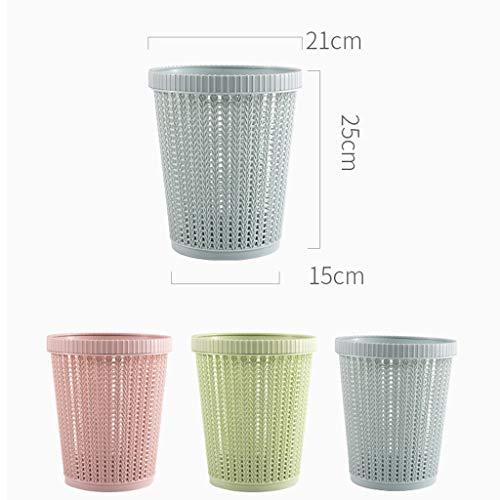 Hollow Garbage Bin, Trash Can for Desk Countertop with Builtin Garbage