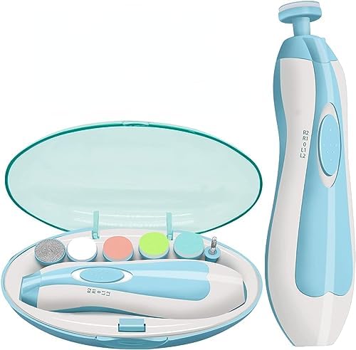 Baby Nail File Electric Nail Trimmer File Manicure Set, Toes