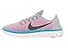 Nike Womens Free Rn Distance Wolf Grey/Dark Grey/Pink Blast Running Shoe 8.5 Women US