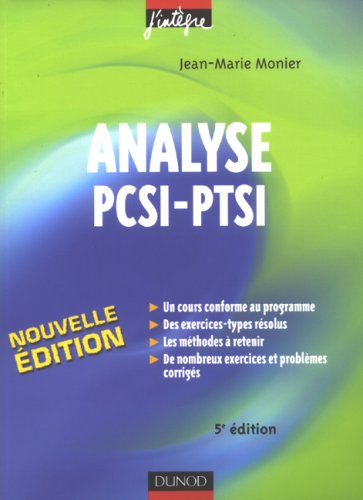 Analyse PCSI-PTSI