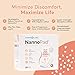 NannoPad Super - Certified Organic Cotton - Naturally Relieve Your Discomfort - No Fragrances, Chemicals or Dyes - Odor-Control and Breathable 1 Pack (20 Pads) Nannocare