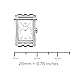Bulova Diamond White Dial Stainless Steel Ladies Watch 96R186