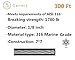 Senmit 1/8 Stainless Steel Aircraft Wire Rope for Deck Cable Railing Kit,7x7 300Feet T316 Marin Grade