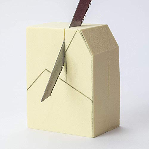 Sculpture Block SB 1515751 Hartschaumblock, Modellierblock zum anfertigen von Figuren, Objekte, Modelle, 15 x 15 x 7,5cm… – Bild 4