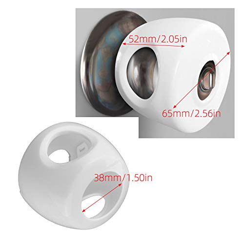 Door Knob Safety Cover for Kids,TUSUNNY Baby Safety Door Handle Cover,Easy to Install and Remove on Doors,Universal Design- FIT Most KNOBS,Child Proof Doors - Toddler and Baby Safety(4 Pack)