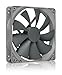 Noctua NF-P14s redux-1500 PWM, High Performance Cooling Fan, 4-Pin, 1500 RPM (140mm, Grey) primary