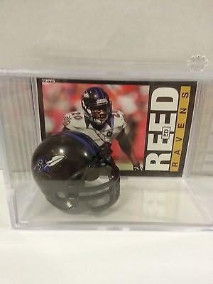 ed reed autographed helmet