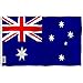 Anley Fly Breeze 3x5 Foot Australia Flag - Vivid Color and UV Fade Resistant - Canvas Header and Double Stitched - Australian National Flags Polyester with Brass Grommets 3 X 5 Ft primary