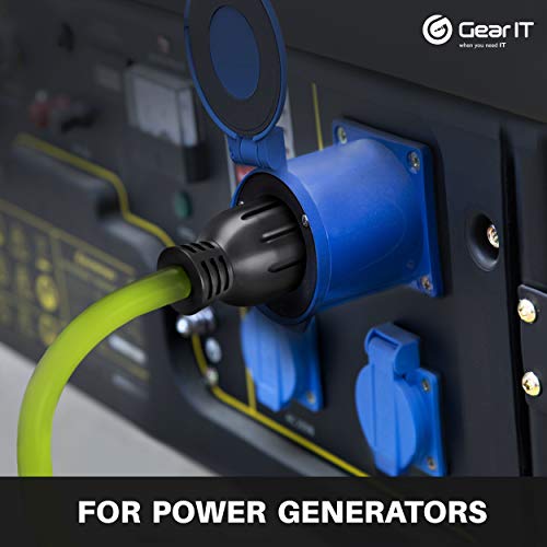 GearIT 30Amp 40Feet 250Volt Generator Extension Cord NEMA L1430P to