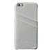 FLY HAWK Wallet Phone Case, Genuine Leather Slim Back Case Cover With Credit Card Holder