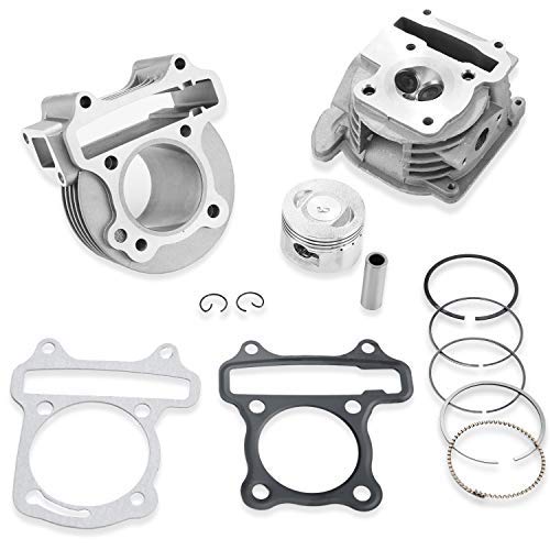 Photo 1 of (sell for parts)CLEO GY6 50cc-100cc Cylinder Head Kit Assy 50mm Big Bore with 69mm Valves for 139QMA 139QMB Engine Scooter Moped ATV Go Kart Quad