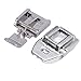 YRDQNCraft Pack of 1pcs Zipper Foot and 1pcs Invisible Zipper Foot for All Low Shank Snap-On Singer, Brother, Babylock, Janome, Kenmore, Juki, New Home, Elna