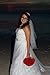 Red Silk Rose Hand Tie (36 Roses) - Silk Bridal Wedding Bouquet