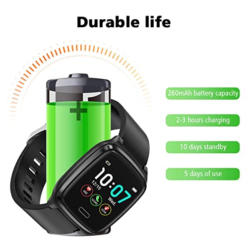 L8star Fitness Tracker Heart Rate Activity Tracker with 1.3 inch IPS