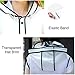ACVCY Rain Poncho for Men,Disposable Lightweight Rain Jacket with Drawstring Hood, Women Clear Transparent Rain Coat with Hood Rain Jacket