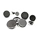10PCS Sewing Flat Metal Button Shirt Coat Suit Buckle Buttons(11.5mm, Silver)