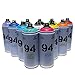 MTN 94 Montana Spray Paint 400ml Popular Colors Set of 12 Graffiti Street Art Mural Aerosol Paint Main Set 1