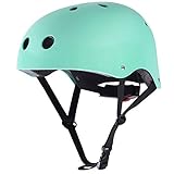WIN.MAX WinMax Multi-sport Skateboarding Skating & Cycling Safety Bike Helmet for Kids (Robin Egg Blue, M)