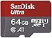 SanDisk 64GB Ultra MicroSDXC UHS-I Memory Card with Adapter - 100MB/s, C10, U1, Full HD, A1, Micro SD Card - SDSQUAR-064G-GN6MA primary