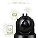 FREDI Wireless Baby Monitor Camera 720P Security IP Home Camera with Two-Way Talking,Infrared Night Vision,Pan Tilt,P2P Wps Ir-Cut Nanny ip Camera Motion Detection (720pblack)