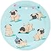 Juvale 144 Piece Pug Party Supplies, Dog Birthday Decorations with Paper Puppy Plates, Napkins, Cups, and Cutlery for Dog Party Decorations (Serves 24)