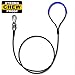 WATFOON Tough Dog Leash for Aggressive Chewers,Unbreakable Multi-Strand Metal Rope with Heavy Duty Clip Hook,Essential Pet Safe Accessories for Pet Owners, 2.6ft/4.3ft/5.0ft/6.0ft - G2 Series (6.0ft)