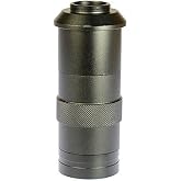 Monocular 8x-100x 43mm-150mm C-Mount Zoom Glass Lens for Industry Lab Microscope Camera
