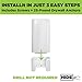 HIDEit Air-XT Mount | Wall Mount for Apple Airport Extreme 6th Generation, Airport Time Capsule 5th Gen