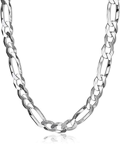 Solid .925 Sterling Silver 11mm Italian 