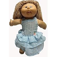 Doll Clothes Super store Versatile Blue Dress Fits 18 Inch, 15-16 Baby and Cabbage Patch Kid Dolls