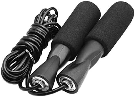 CamKpell Bearing Skip Rope Adjustable Boxing Skipping Sport Jump Ropes Exercise Equipment with Thickened Anti-slip Foam