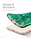 GVIEWIN Marble iPhone 8 Plus Case/iPhone 7 Plus Case, Ultra Slim Thin Glossy Soft TPU Rubber Gel Silicone Phone Case Cover Compatible iPhone 7 Plus/8 Plus (5.5 inch) (Green/Gold)