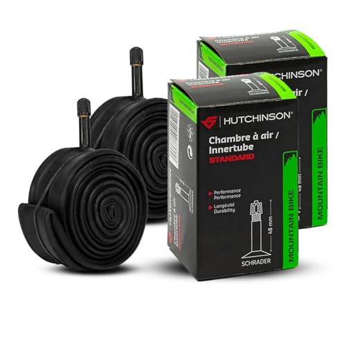 Hutchinson Pack of 2 Inner Tubes – Presta Valve (40mm) – 26 x 1.70/2.35
