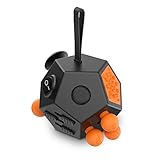 Trianium Fidget Cube Advanced (Prime 12 Sided) Reduces Stress / Anxiety / Focus for Children, Students, Teens, and Adults [Dodecagon Dice] Stress Reliever for Work, School,Fun: Anxiety Attention Toy