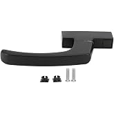 Window Handle Lock, Zinc Alloy Locking Handle Hardware, Black Push Pull Window Latch for Doors and Windows