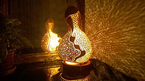 THE ENIGMA Handmade Gourd Lamp Light Nightstand Home Modern Apartment Bedroom Decoration Ideas