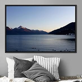 signwin Framed Canvas Wall Art Calming Waters Aerial...