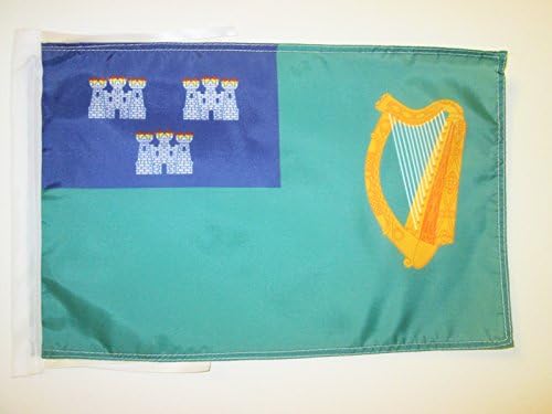 AZ FLAG, Dublin Flag, 18'' x 12'', 100% Polyester Dublin in Ireland Small Banner with Two Cords, Fade Resistant, Vivid Colors