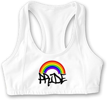 VHGJKGIN Gay Pride Rainbow Sports Bras&Sports Yoga Vest for Gym Yoga Running Jogging Tennis