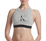 Calvin Klein Underwear Women's Retro Calvin Bralette, Millenial Stripe/Silver Foil, Small