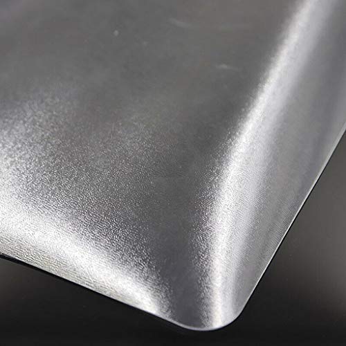 image for Fine Office Desk Chair Mat,with Lip for Hard Floors, Crystal Clear Har