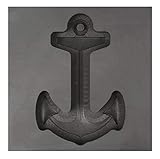 Large - Anchor 3D Graphite Ingot Mold for Precious Metal Casting Gold Silver Copper Melting