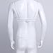 FEESHOW Men's Lace Bra and G String Thong Sissy Pouch Crossdress Underwear White Medium (Waistline 29.0-43.0