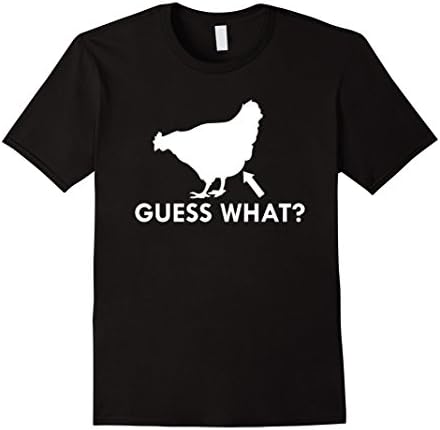 Mens Guess What? Teen Boy Gift Teenage Gifts Funny tshirt Large Black
