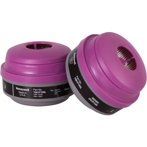 Honeywell 7581p100l Kombi-Vapor-P100-Filter-Kartusche, 2 Stück, 2.75" x 7" x 3.5"