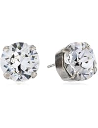 Essentials Round Crystal Stud Earring