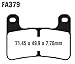 EBC Brakes FA379HH Disc Brake Pad Set, Black